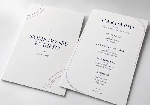 Cardápios Rocco