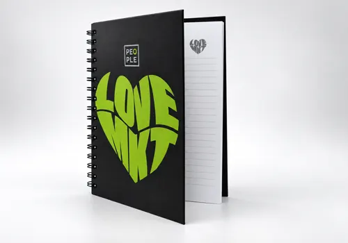 Caderno Wire-O Personalizado Love Mkt