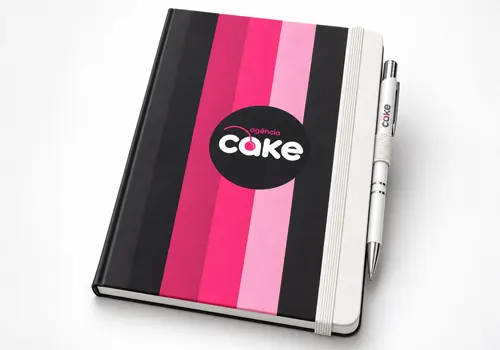 Caderneta com Caneta Agência Cake
